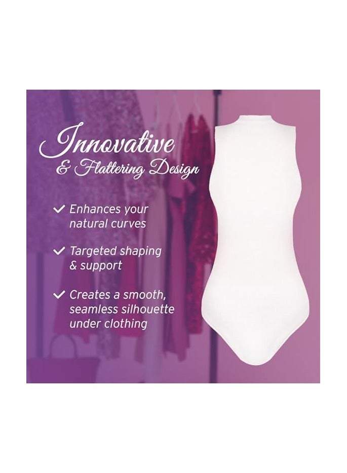 YOUNG WEAR YOUNG UNDERWEAR | Women's Shaping Highneck Bodysuit | Sleek Silhouette| Enhance Your Curves | Confidence and Comfort - Image 1