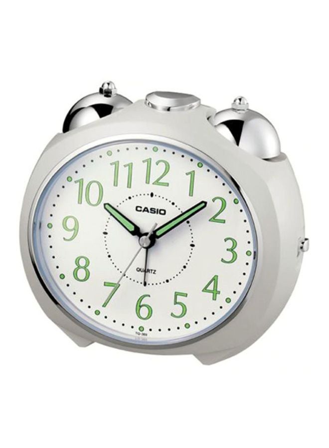 CASIO Table Analog Alarm Clock White/Green 116 cm x 130 cm x 90cm - Image 1