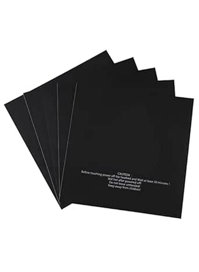 5Pcs 220x220mm Heated Bed Stickers Frosted Surface For PLA ABS Adhesion Reduces Curling Reusable - Image 1