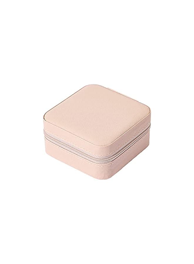 The Bros Jewelry Storage Box, Square PU leather Small Portable Home Travel Convenient to Carry and Store Girls Earrings, Necklaces, Rings, Iewelry and Other Accessories Travel Jewelry Storage Box - Image 4