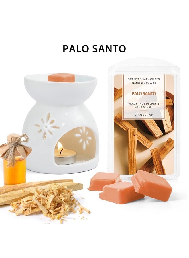 SCENTORINI Wax Melts, Wax Cubes, Palo Santo Wax Melts, Soy Scented Wax Melts for Wax Warmers Mothers Day Decor, 2 x 2.5 oz - Image 2