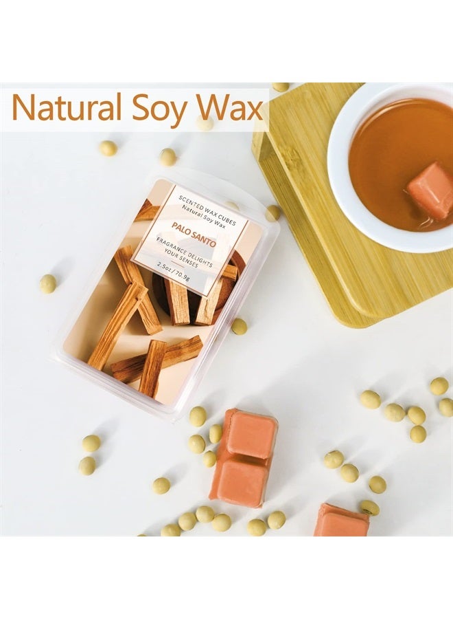 SCENTORINI Wax Melts, Wax Cubes, Palo Santo Wax Melts, Soy Scented Wax Melts for Wax Warmers Mothers Day Decor, 2 x 2.5 oz - Image 4