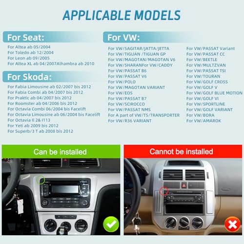 EKAT 4G64G 9 inch Car Radio for VW Jetta Passat Seat Golf Tiguan Beetle 9inch Touch Screen Android Volkswagen Jetta Stereo Wireless CarplayAndroid Auto32 EQ AudioSWC - Image 3