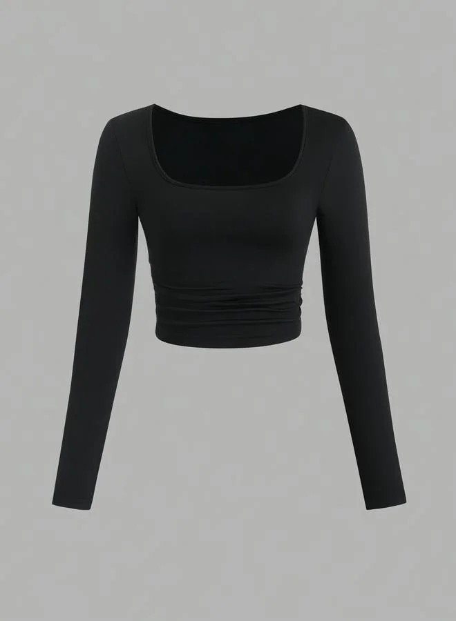 Take Two Pack of 2 - Solid Square Neck T-Shirt