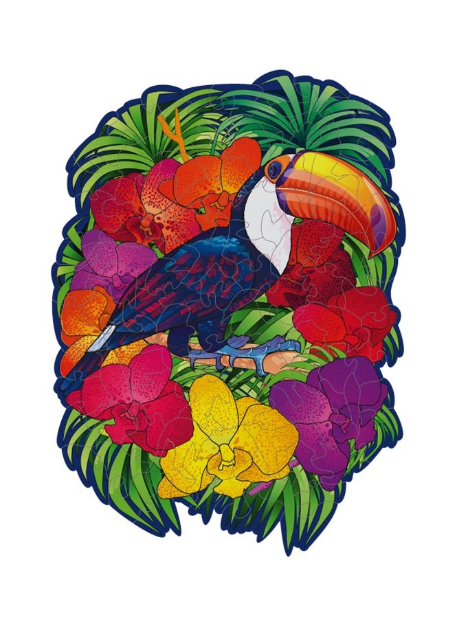FOFA Wooden Puzzle Colourful - Toucan - Image 1