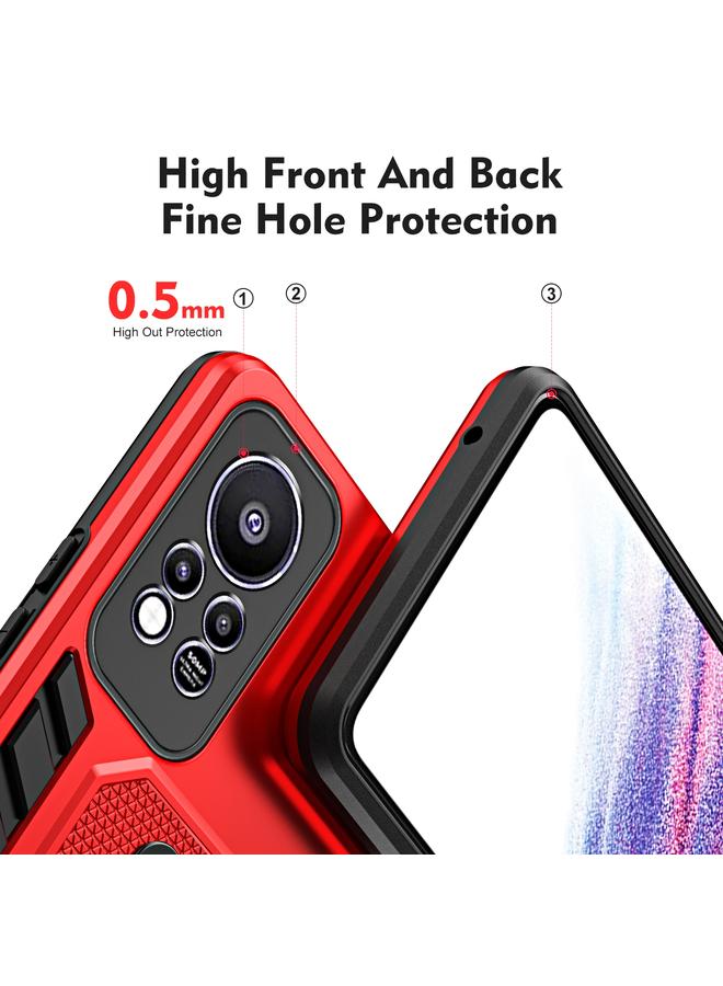 زبون جراب لهاتف Infinix Hot 11s NFC Variety Brave Armor مع حامل إصبع - Image 4