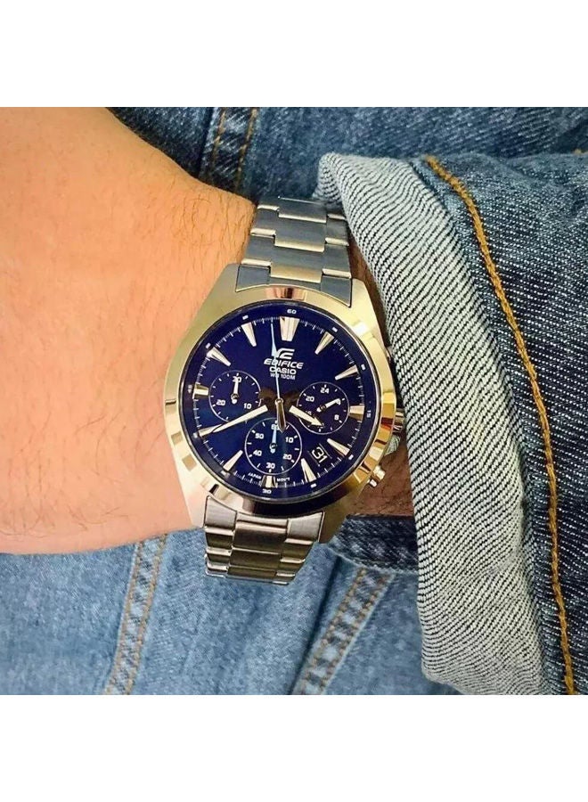 EDIFICE CASIO Stainless Steel Chronograph Watch EFV-630D-2AVUDF - Image 2