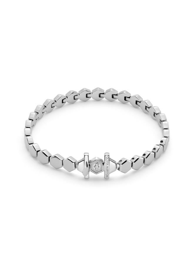 OLIVIA BURTON Ob Signature Petite Honeycomb Cuff  - Image 1