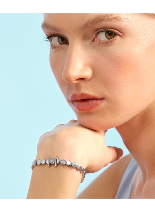 OLIVIA BURTON Ob Signature Petite Honeycomb Cuff  - Image 3