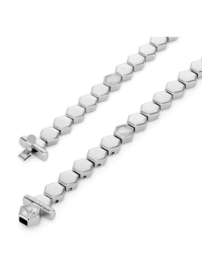 OLIVIA BURTON Ob Signature Petite Honeycomb Cuff  - Image 4