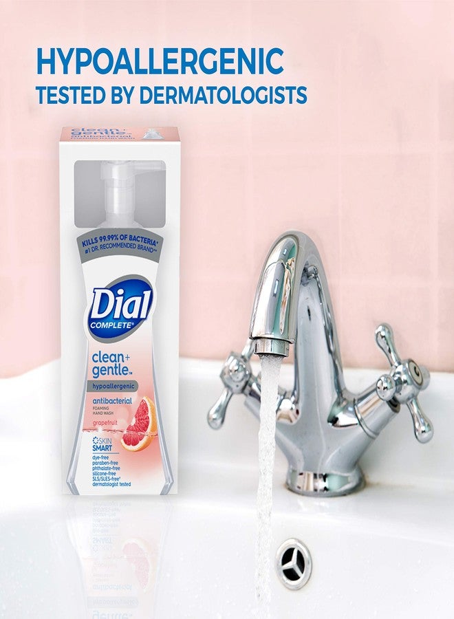 Dial Complete Clean + Gentle Antibacterial Foaming Hand Wash, Grapefruit, 7.5 Fl Oz, 8 Count Case - Image 4