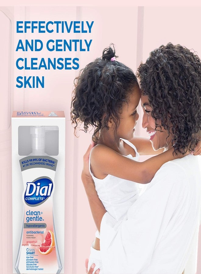 Dial Complete Clean + Gentle Antibacterial Foaming Hand Wash, Grapefruit, 7.5 Fl Oz, 8 Count Case - Image 3