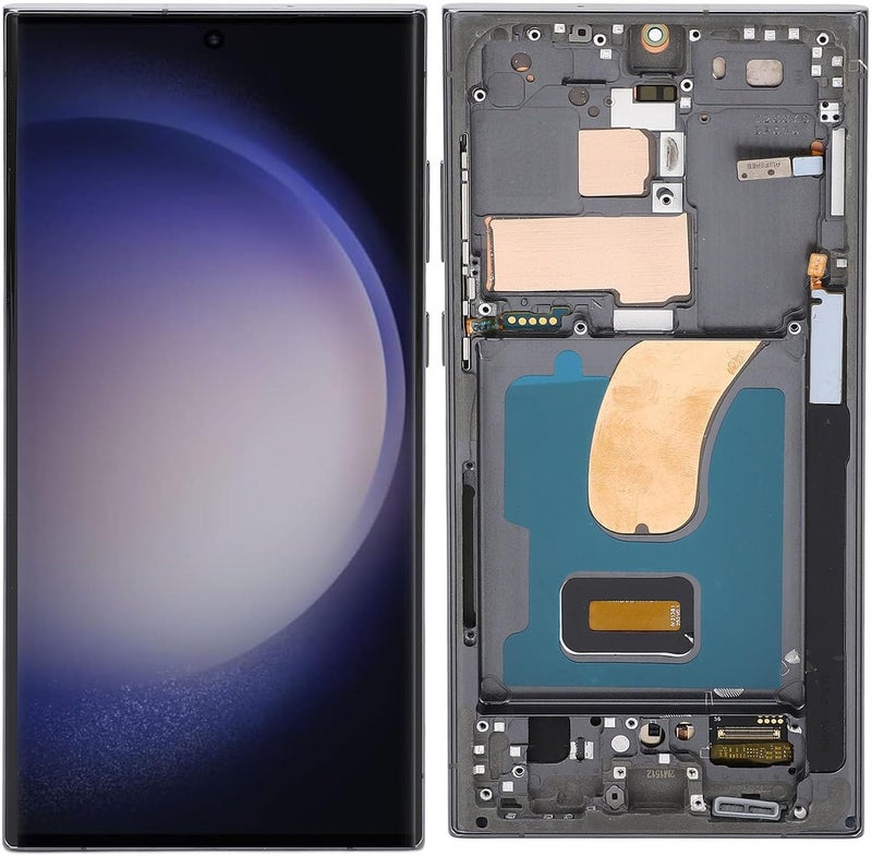Full Screen Phone Touch Screen Assembly - Vivid Colors and High Color Saturation - Screen Replacement for Ultra 5G SM S918B - for Repair Experts (Green) - Image 1