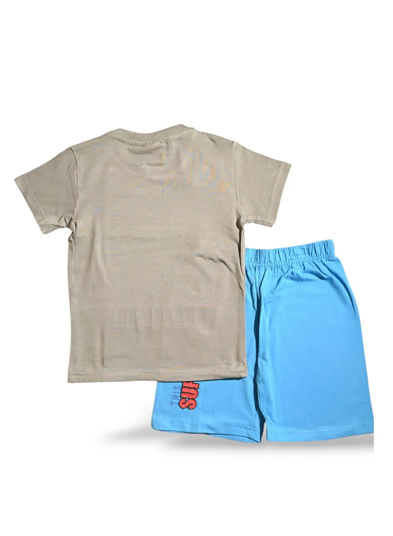 SUPERMAN SUPERMAN - ‬‪BOYS SHORT SET‬