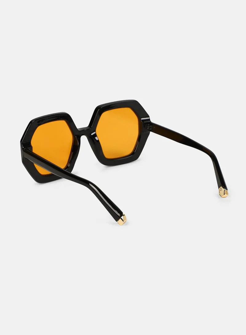 Haute Sauce Polarized Full Rim Oversized Sunglasses For Women