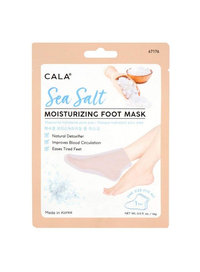 CALA Sea Salt Moisturizing Foot Mask 3 Count 3 Count - Image 2