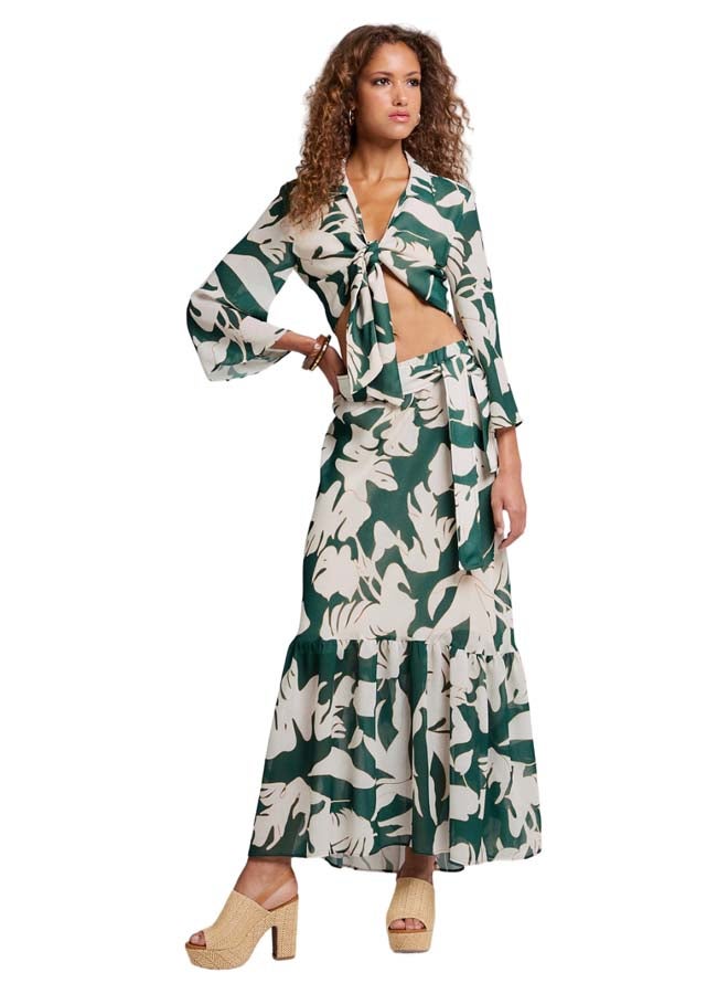 BSB Maxi skirt with belt - Image 1