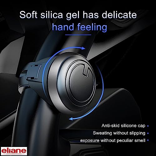 Eliane Universal Car Steering Wheel Spinner Knob 360° Rotation Power Handle Driving Helper Booster Auxiliary Aid Control Strengthener Fit for All Vehicles Cars Truck Tractor Original 3R-2251 - Image 3