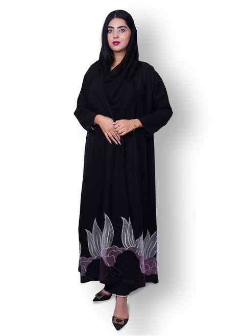 Floral Elegance Abaya