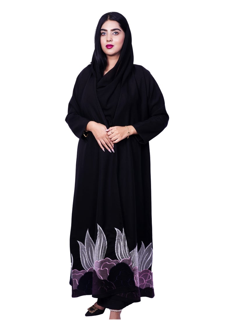 Floral Elegance Abaya