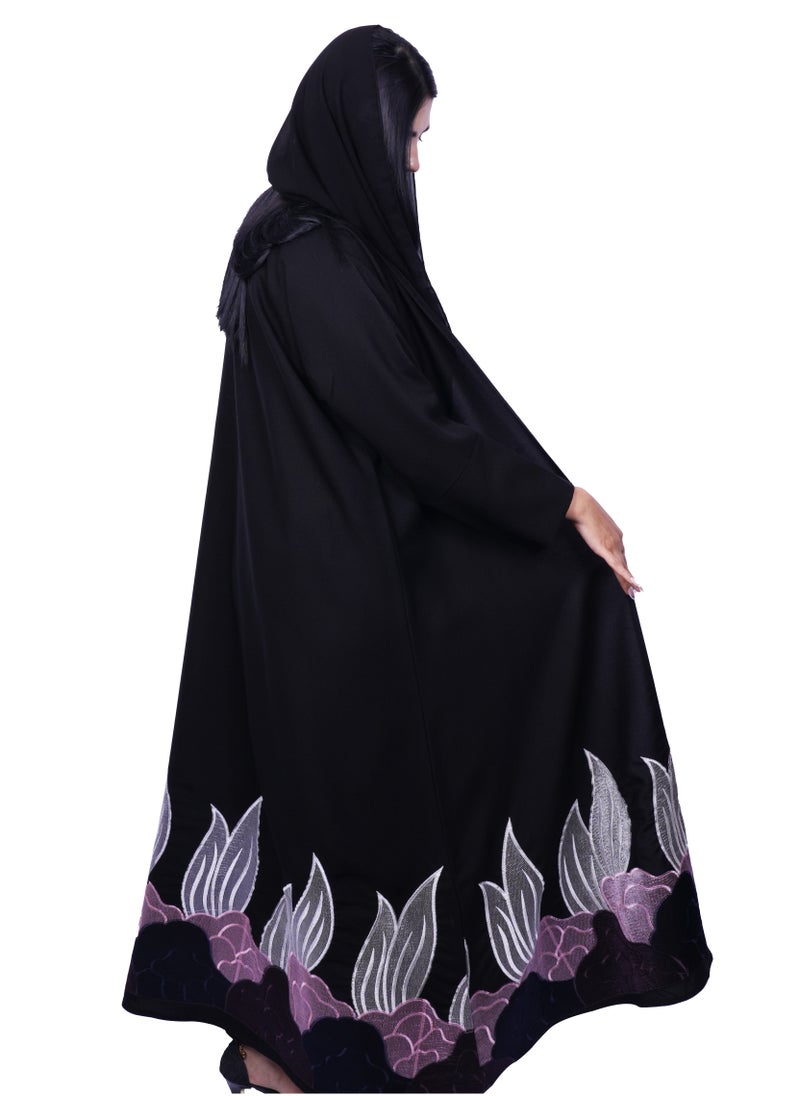 Floral Elegance Abaya