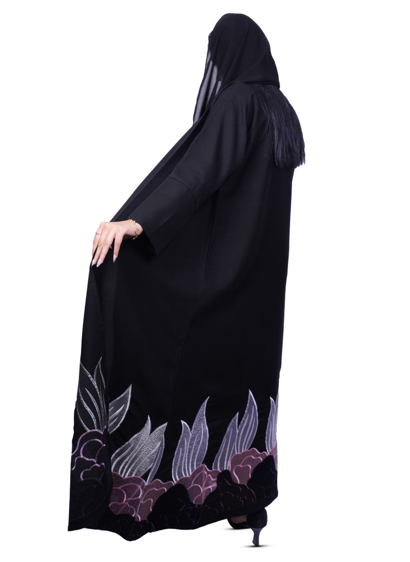 Floral Elegance Abaya