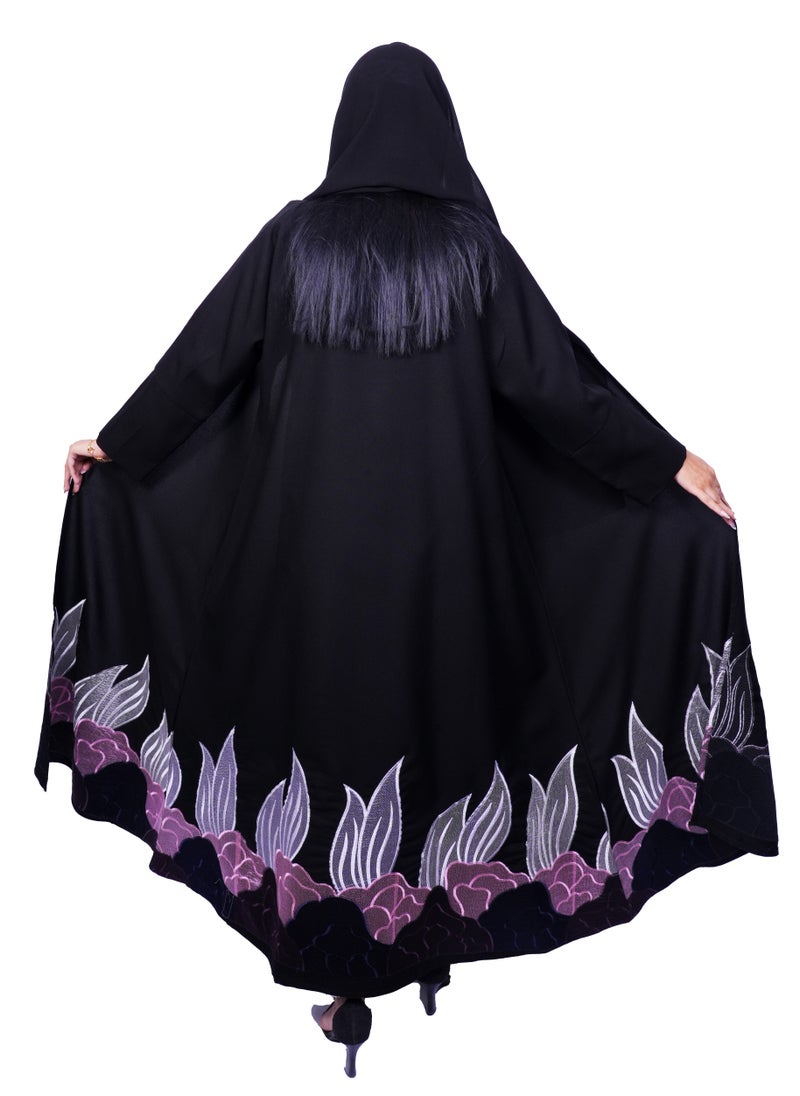 Floral Elegance Abaya