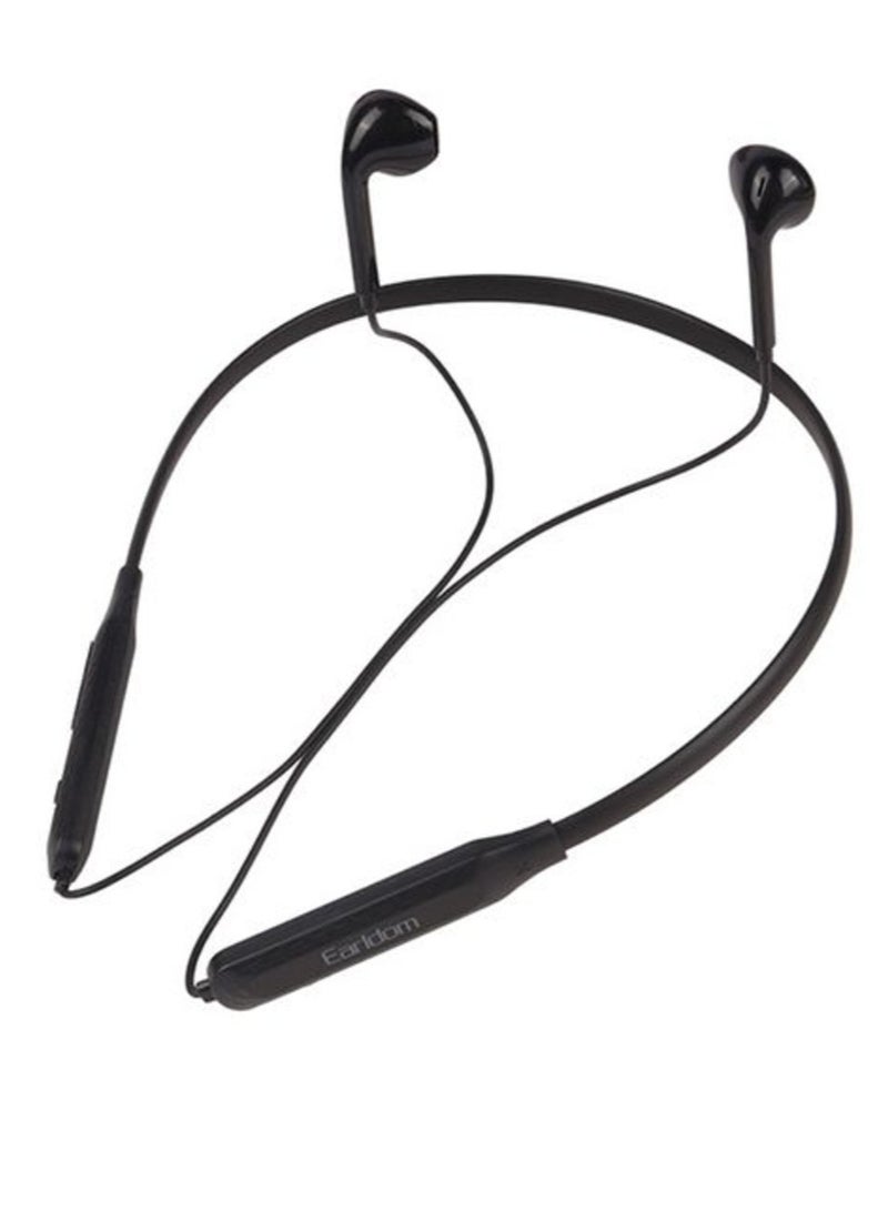 ET-BH75 Neckband Bluetooth Earphone - Comfortable Fit, High-Quality Sound (Black) - Image 4