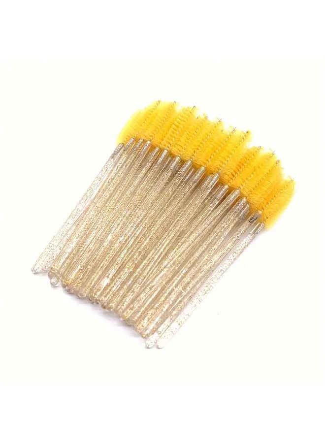 50 قطعة/حقيبة كريستال بنفسجي عصي ماسكارا قابلة للتخلص منها فراشي ماسكارا هيبوالرجينيك - Image 3