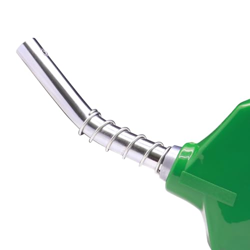 PANCYCW Green 3/4" NPT Automatic Fuel Nozzle Auto Shut Off Nozzle Gas Pump Nozzle Max Flow Rate 16 GPM With 3-Notch Hold Open Clip13/16"Spout Used for Gasoline Oil, Kerosene Biodiesel - Image 4
