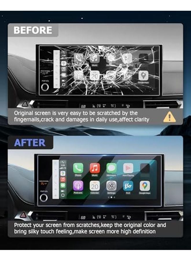 2025 2026 Toyota Sienna 12 3 Inch Tempered Glass Screen Protector Anti Fingerprint - Image 3