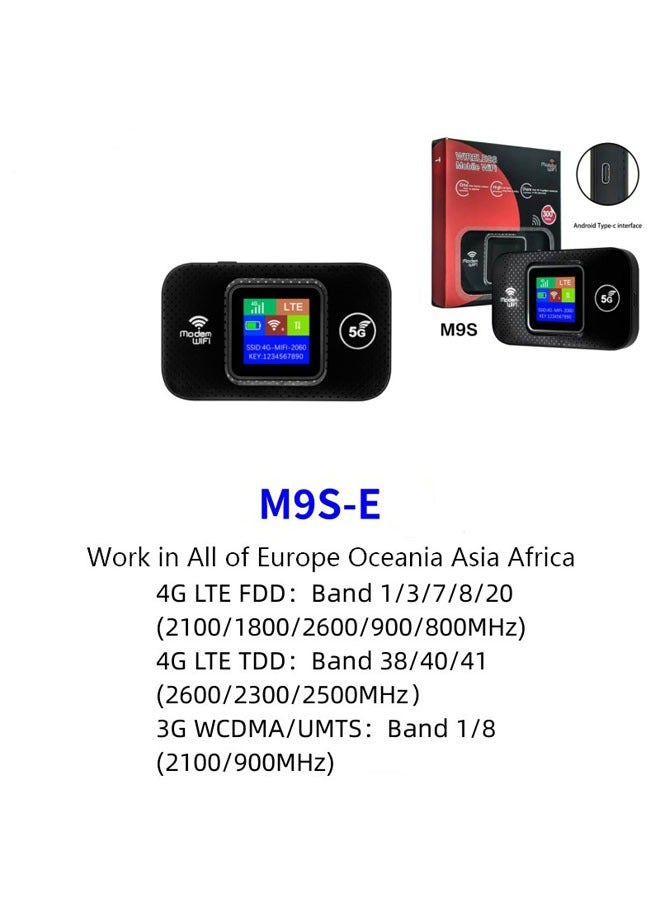 general 4G/5G Mobile WiFi Router 300Mbps Eurasian High Speed Portable Travel USB-Powered WiFi Modem with SIM Card Slot for Up to 10 Devices to Share - Image 2