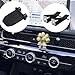 moonateen 10 Pieces Square Head Car Vent Clips 3 Adapters for 11th Gen Honda Civic CRV ZRV Integra Custom Fit Car Air Fresheners for Honeycomb Vents 9mm Black Car Dashboard Decorations Car Ornaments - Image 2
