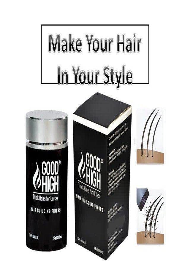Good High Hair Building Natural Fiber Dark Brown 25 gm - Image 5