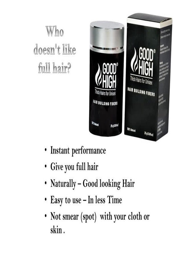 Good High Hair Building Natural Fiber Dark Brown 25 gm - Image 3