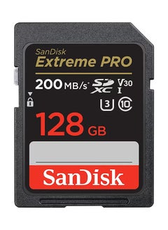 128GB Extreme برو SDXC uhs-ii بطاقة الذاكرة - C10 ، U3 ، V60 ، 6K ، 4K UHD ، بطاقة الذاكرة الرقمية المؤمنة - sdxep-128g-gn4in