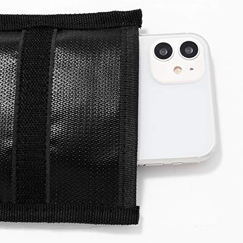 Hodufy Upgraded Faraday Bags for Key Fob (2 Pack), 7.7 x 4.7 Inches Faraday Cage Protector, Fireproof Waterproof Cell Phone Signal Jammer, Signal Blocking Bag, Anti-Theft Pouch - Image 5