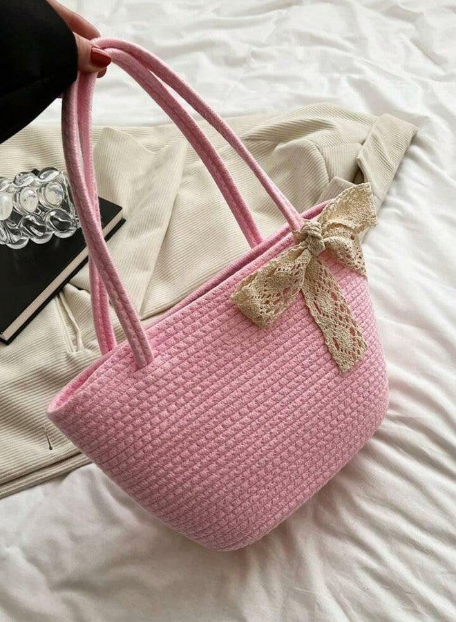 Textile and Beyond تيكستايل آند بيوند | حقيبة كتف قطنية بوهيمية للنساء - مريحة للحمل على الكتف، مثالية للاستخدام اليومي والسفر - Image 5