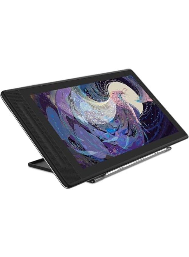 HUION Kamvas Pro 16 2.5K Drawing Tablet with Screen, 15.8 Inch QHD QLED Full-Laminated Pen Display, Battery-Free Stylus Black - Image 1