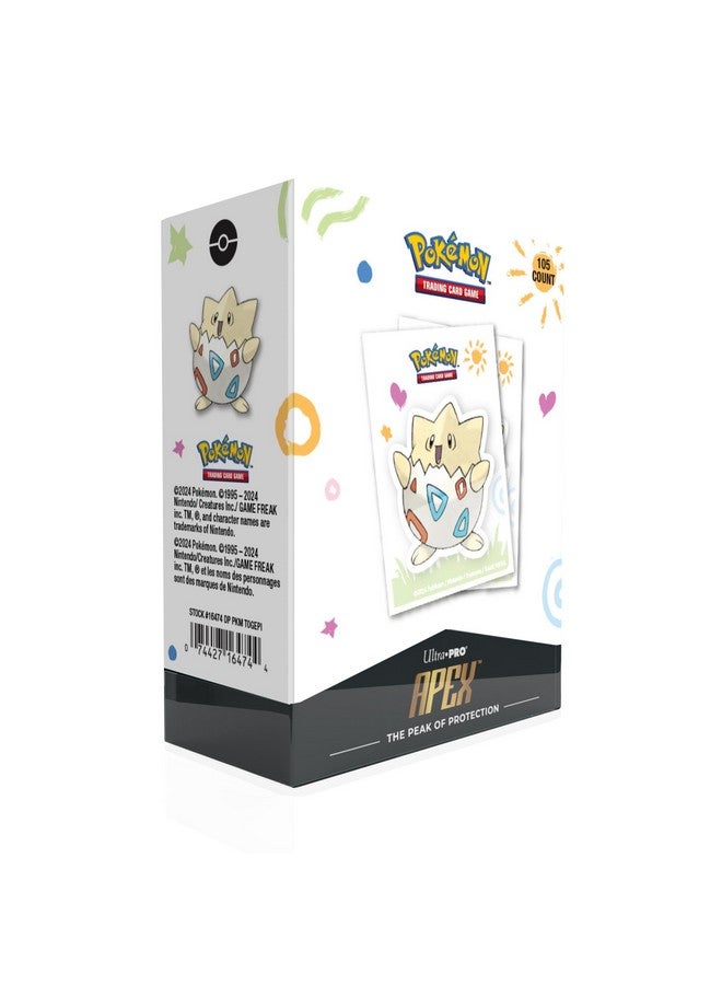 Ultra PRO - Togepi 105ct APEX™ Deck Protector Sleeves for Pokémon, for TCG, Pokémon Card Protection, Collectible Sleeves, Gaming Accessories, Stylish Card Sleeves, Shuffle-Friendly, Durable Cover - Image 2