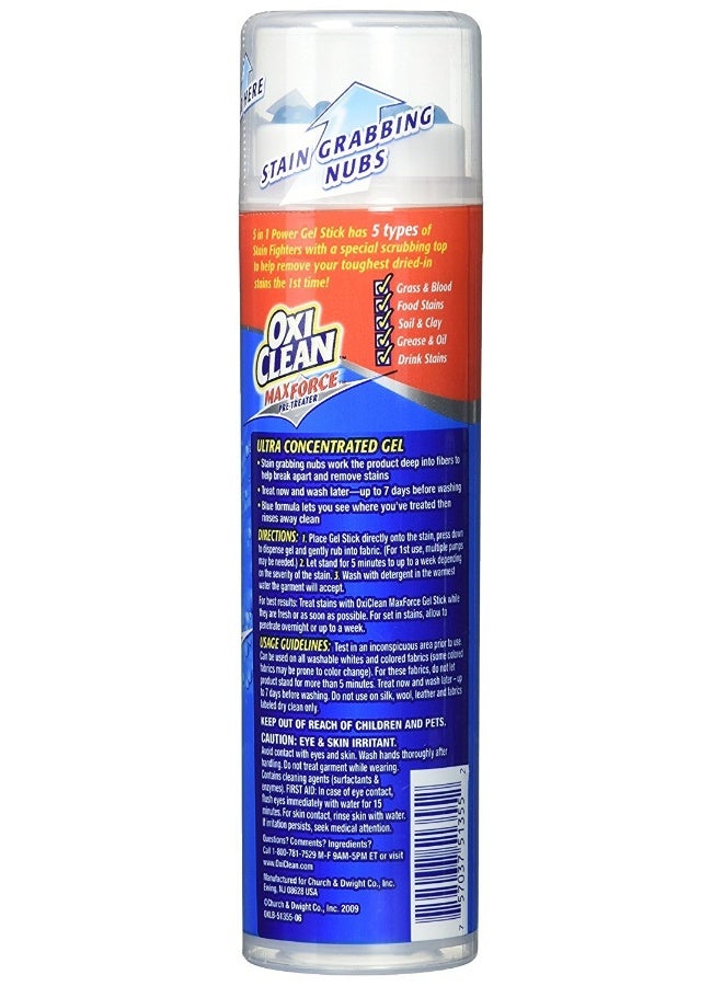 Oxiclean Max Force Gel Stain Remover Stick, 6.2 Ounce (Pack of 2) - Image 2
