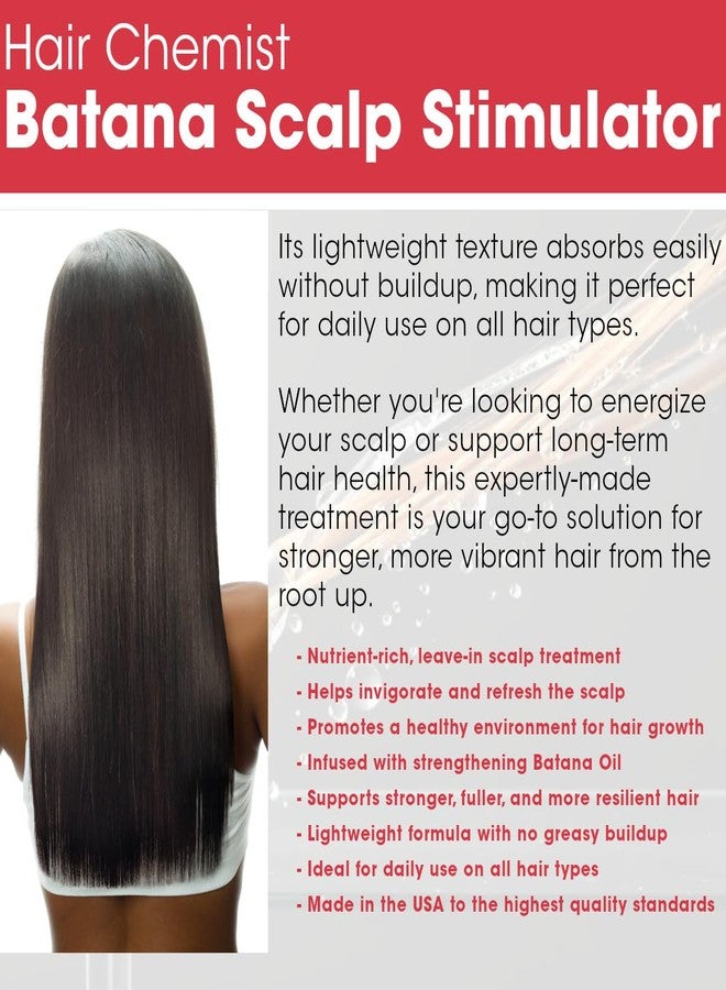 Hair Chemist Batana Strengthening Scalp Stimulator 7.1 oz. - Batana Oil Hair Treatment, Revitalize & Nourish Hair - Image 5