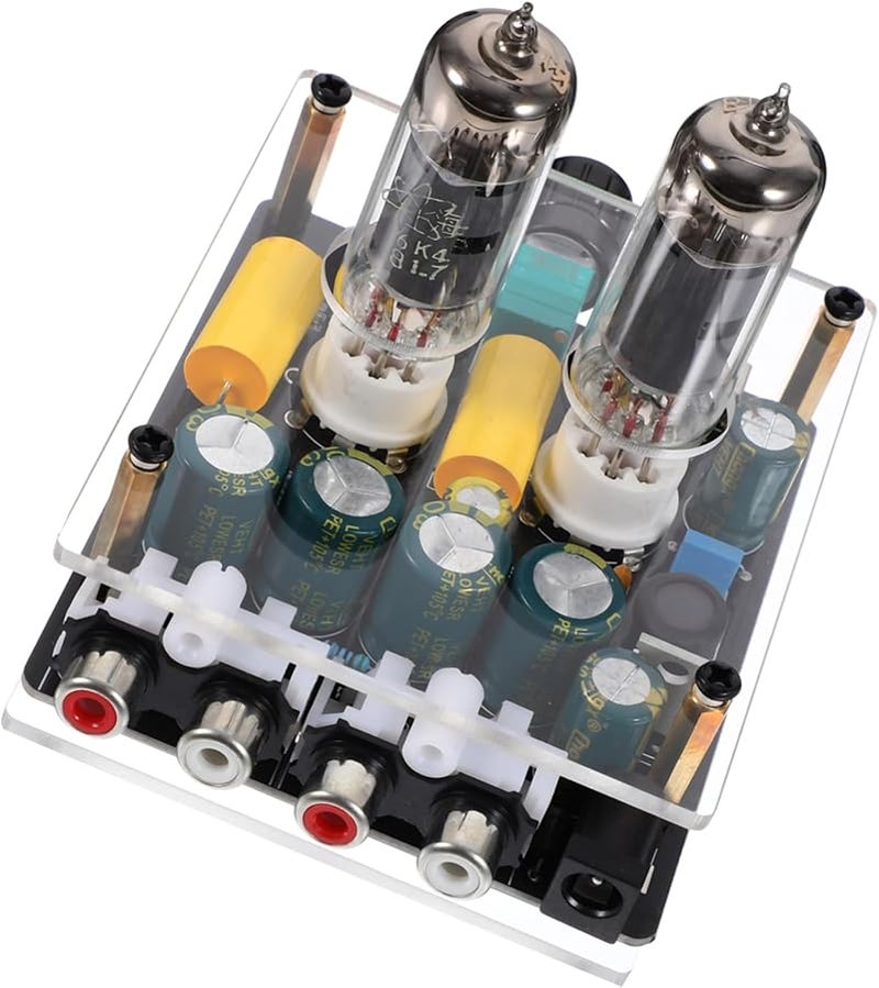 Jojofuny Vacuum Tube Phonograph Preamplifier Stereo Preamp for Turntable Home Theater - Image 2