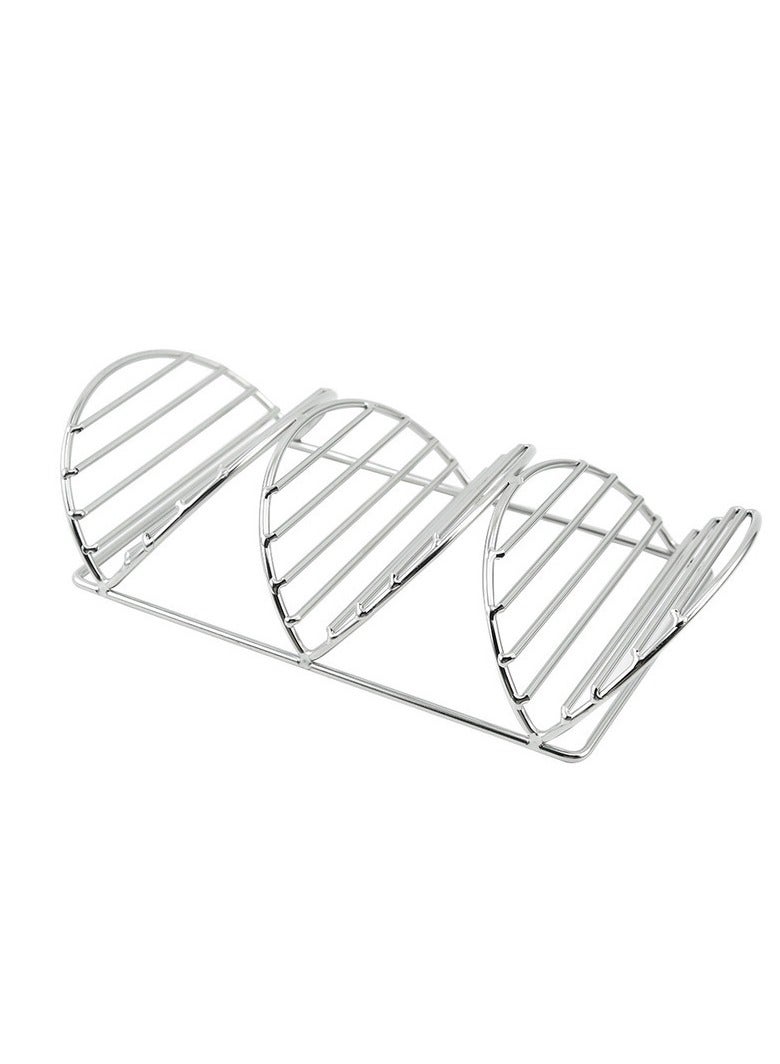 general Stainless steel multi-layer pancake rack tortilla rack Mexican crepe rack convenient for storage and can be used for plating - Image 1