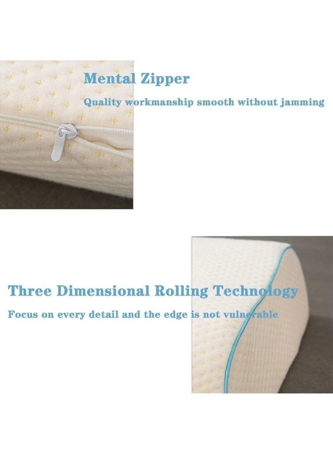 JACKGOLD Arched Cuddle PillowCouples Pillow with Slow Rebound and Breathable Memory FoamCouple Cuddle Sleep for Anti Pressure Hand Left - Image 4