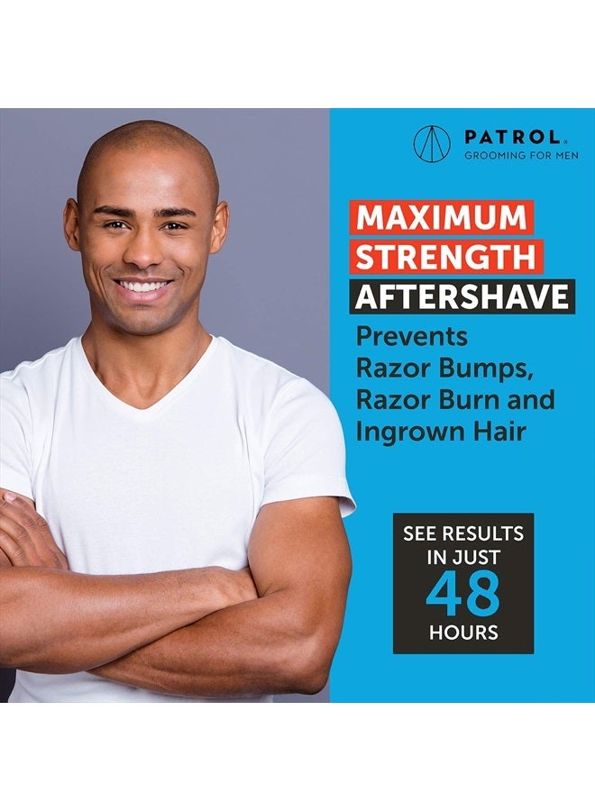 Bump Patrol Maximum Strength Aftershave Formula - After Shave Solution Eliminates Razor Bumps and Ingrown Hairs - 2 Ounces 4 Pack - Image 5