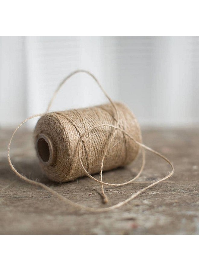ecofynd 50 Meters Natural Jute Rope | Woven String Wrapping Cord to Use Around The House and Garden | Best Thread Material for Craft Projects, DIY Crafts(2mm) - Image 3