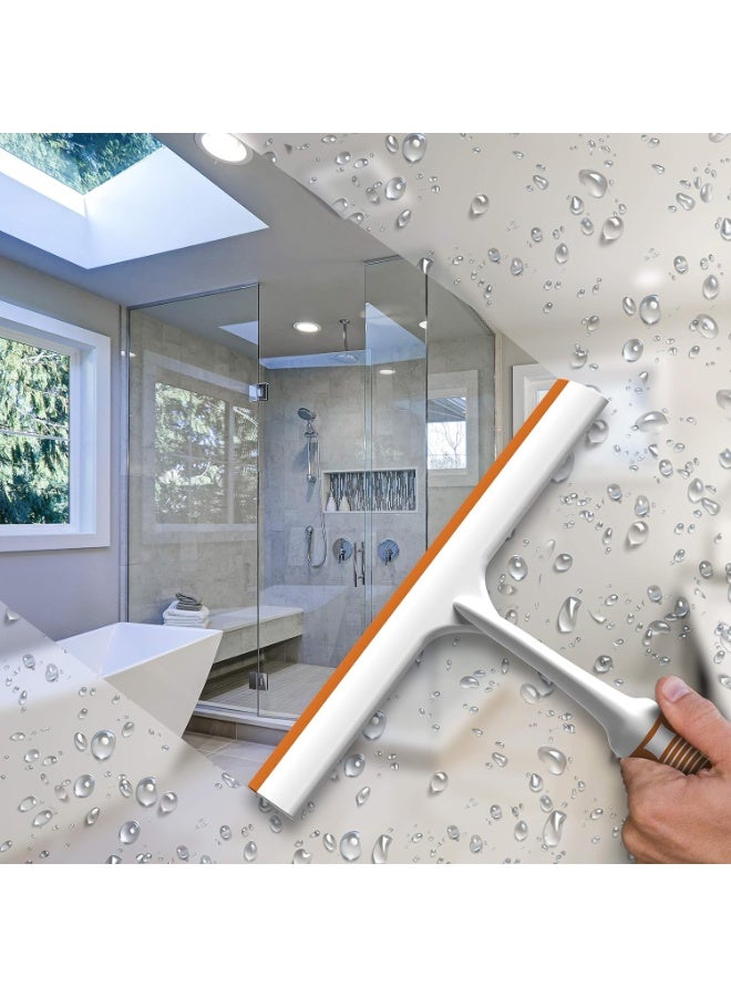 SCRUBIT Window and Shower Squeegee, Lightweight Squeegy Cleaner for Windows, Glass, Car Windshield, and Mirror - Streak Free Cleaning Tool for Shower Doors, Kitchen and Bathroom - Image 4