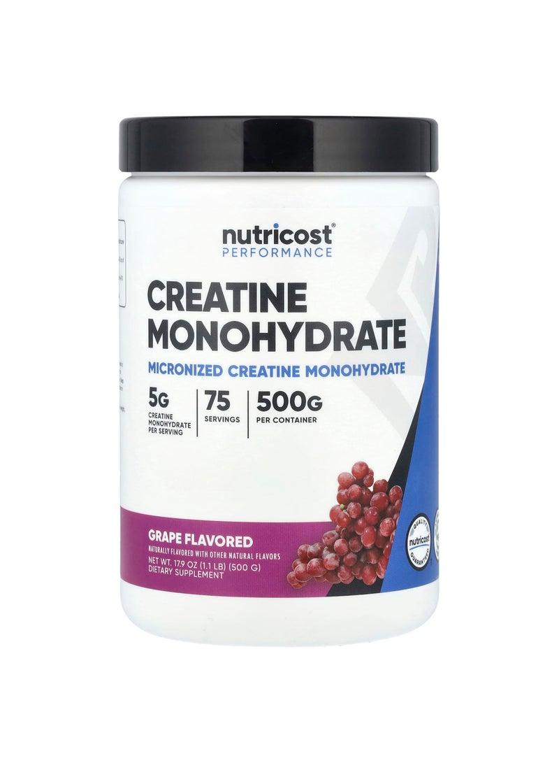 Performance, Creatine Monohydrate, Grape, 1.1 lb (500 g)
