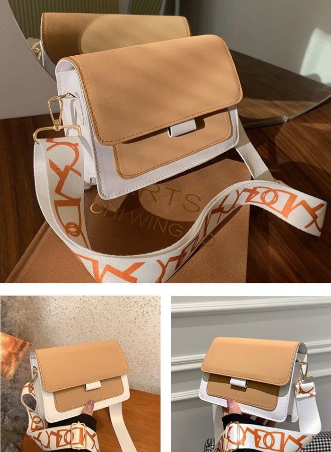 Women's Versatile PU leather Shoulder Bag, Ladies Retro Fashion Crossbody Bag Sling Bag Side Bag Carry Bag, Daily Commuting Handbag Tote Bags Clutch Bag Satchel Bag for Girls/College Students  - Image 4